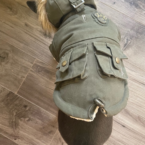 Canada Pooch winter jacket too small for my dog. size 10 like new - Picture 7 of 8